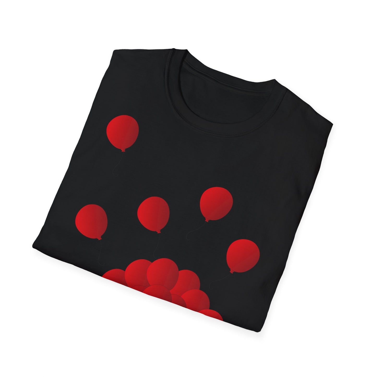 T-Shirt adulte mixte Ballons rouges