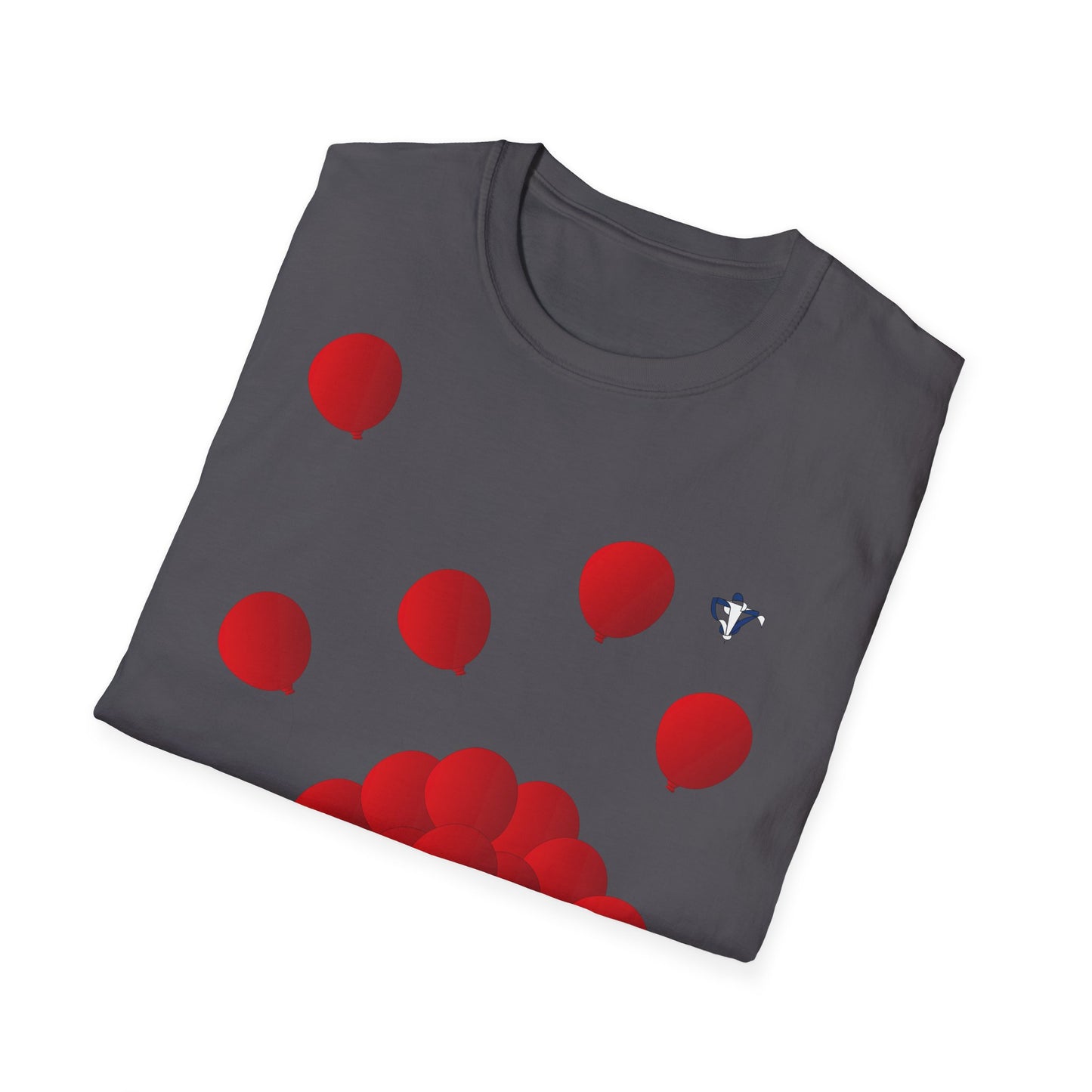 T-Shirt adulte mixte Ballons rouges Personnalisation FACE