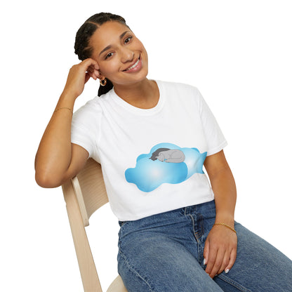 T-Shirt adulte mixte Chats et nuages