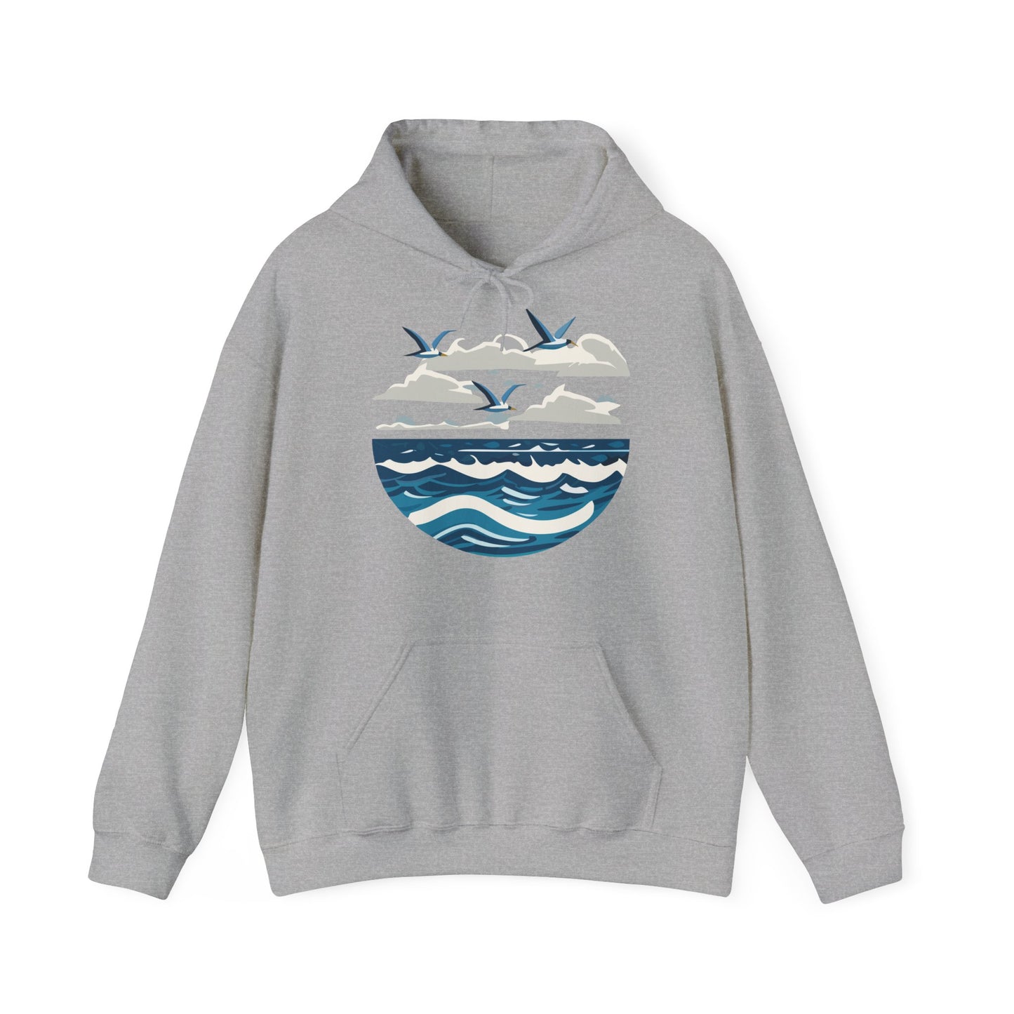 Sweatshirt à capuche adulte mixte La mer