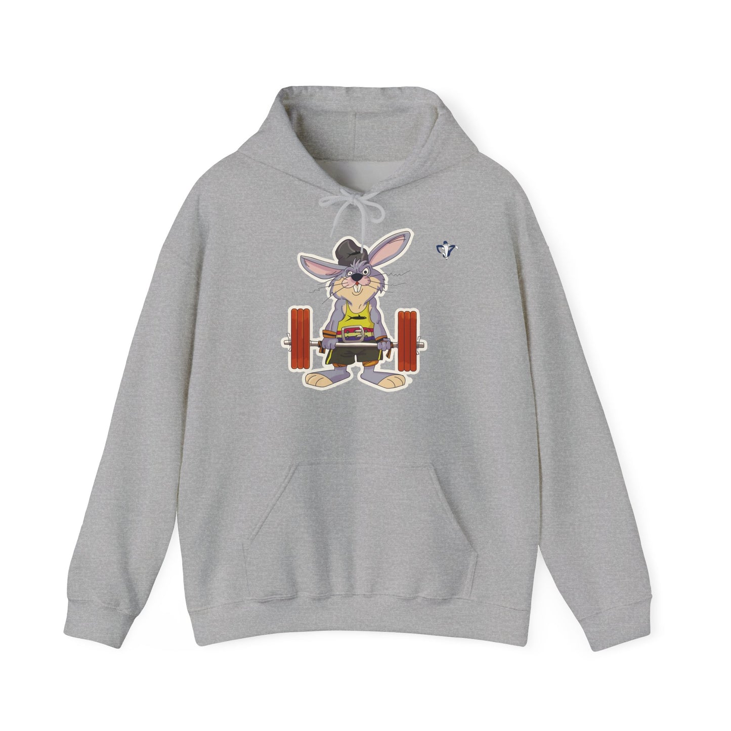 Sweatshirt à capuche adulte mixte Lapin muscu