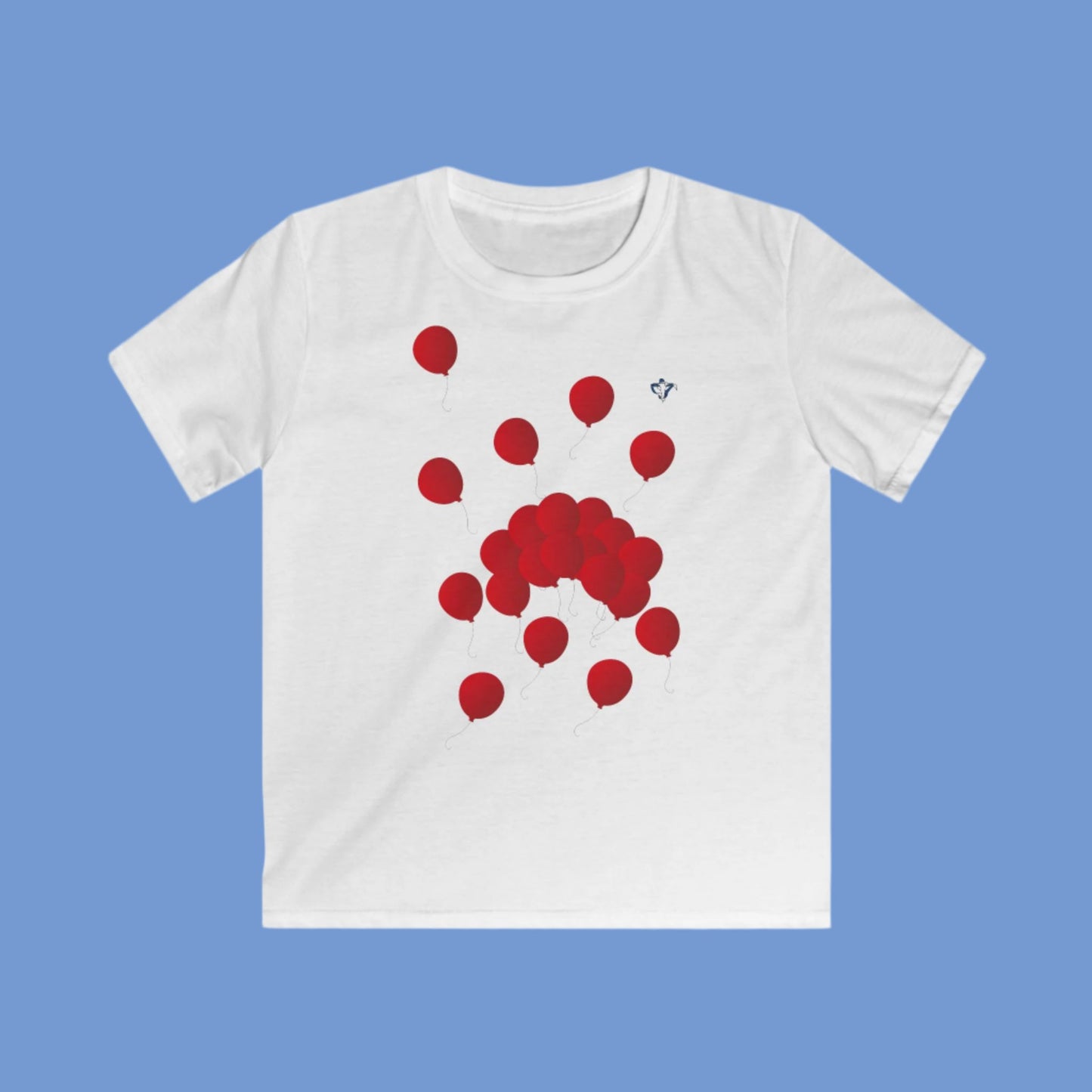 Tee-shirt enfant Ballons rouges (à personnaliser)