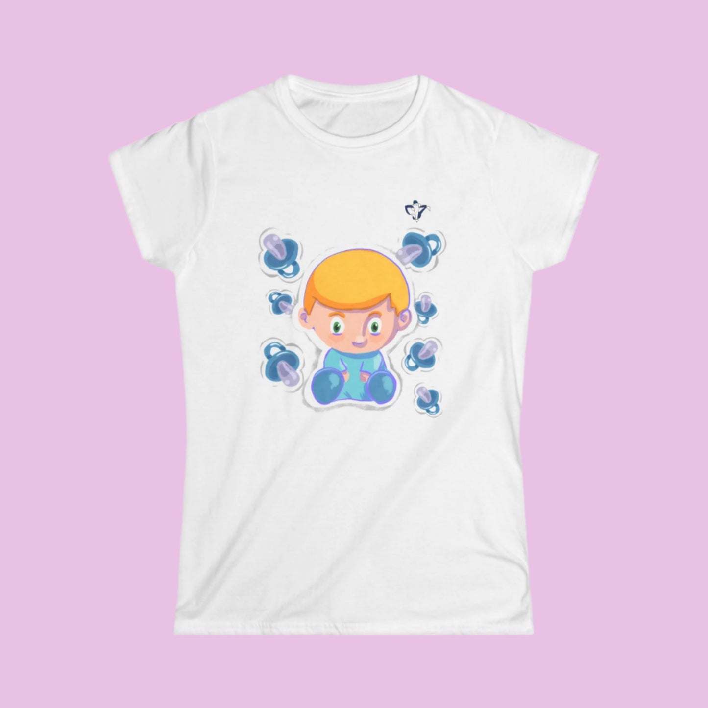 Tee-shirt femme Bébé tétines (à personnaliser)