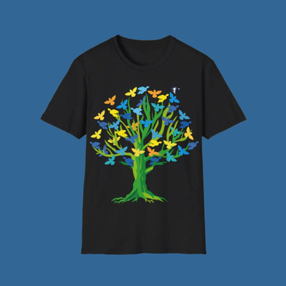 T-Shirt adulte mixte Arbre aux oiseaux (à personnaliser)