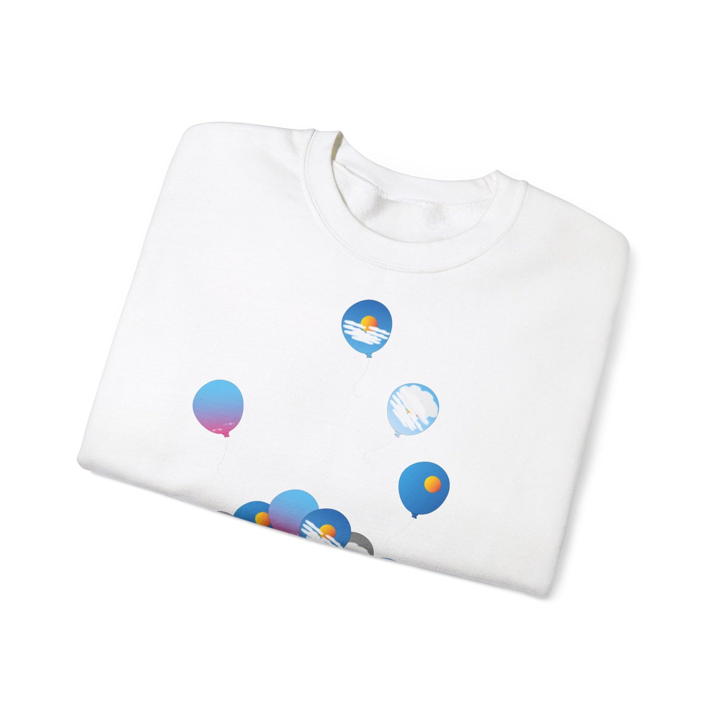 Sweatshirt adulte mixte Ballons ciel