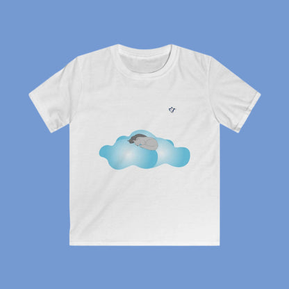 Tee-shirt enfant Chats et nuages (à personnaliser)