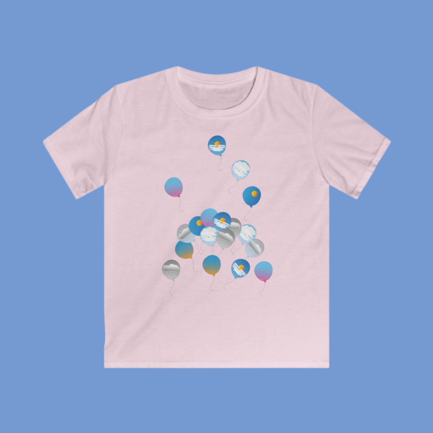 Tee-shirt enfant Ballons ciel