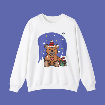 Sweatshirt adulte mixte Ourson de Noël