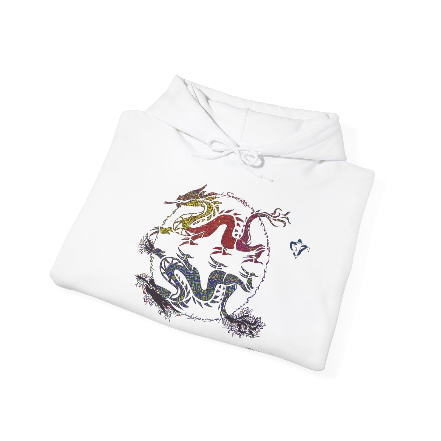 Sweatshirt à capuche adulte mixte Dragons miroir