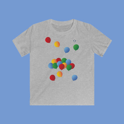 Tee-shirt enfant Ballons de couleur (à personnaliser)