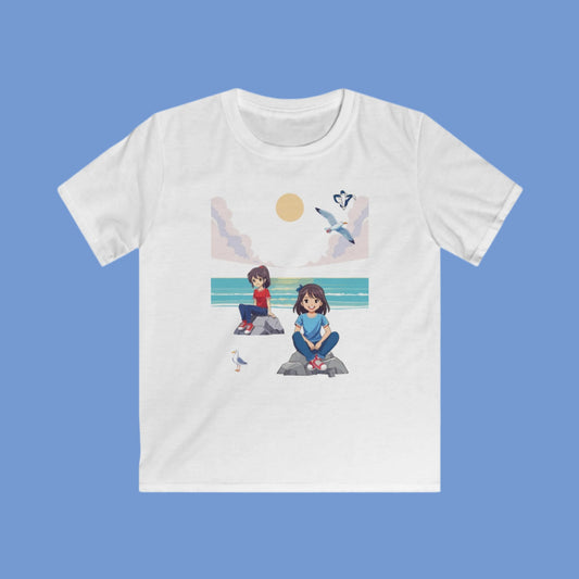 Tee-shirt enfant Humeur à la plage (à personnaliser)