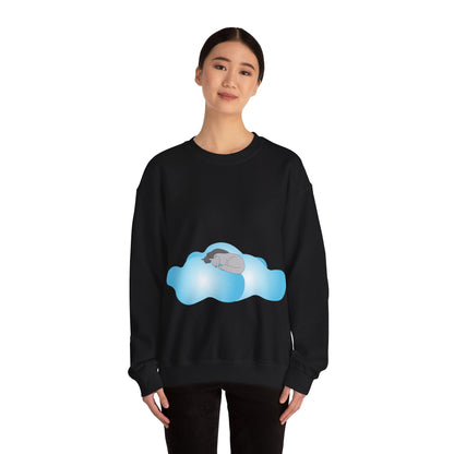 Sweatshirt adulte mixte Chats et nuages