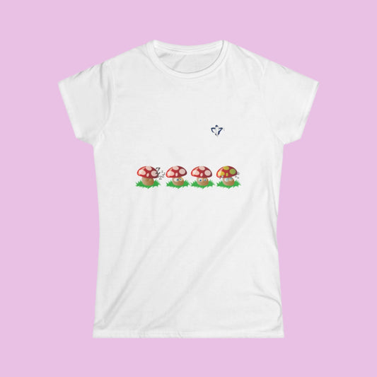 Tee-shirt femme Champignons (à personnaliser)