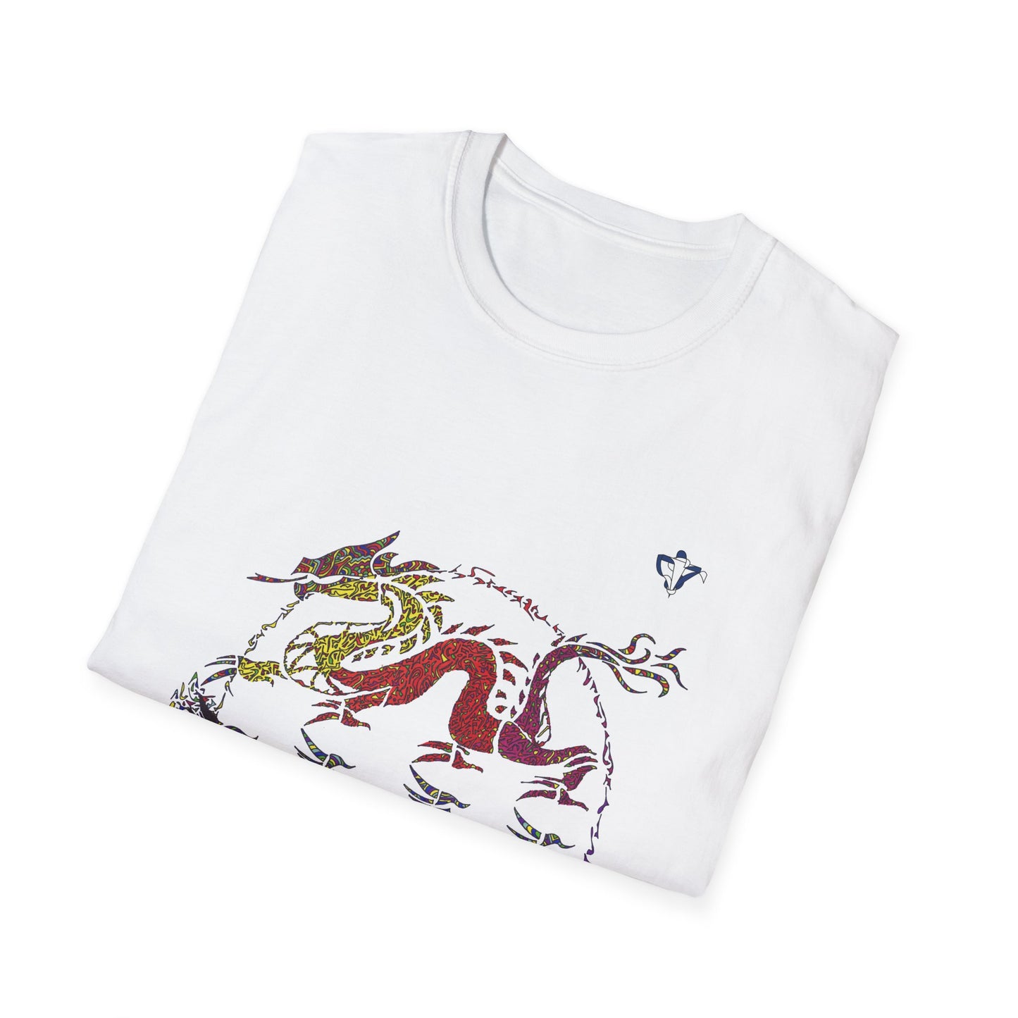 T-Shirt adulte mixte Dragons miroir (à personnaliser)