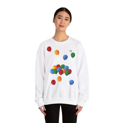 Sweatshirt adulte mixte Ballons de couleur (à personnaliser)