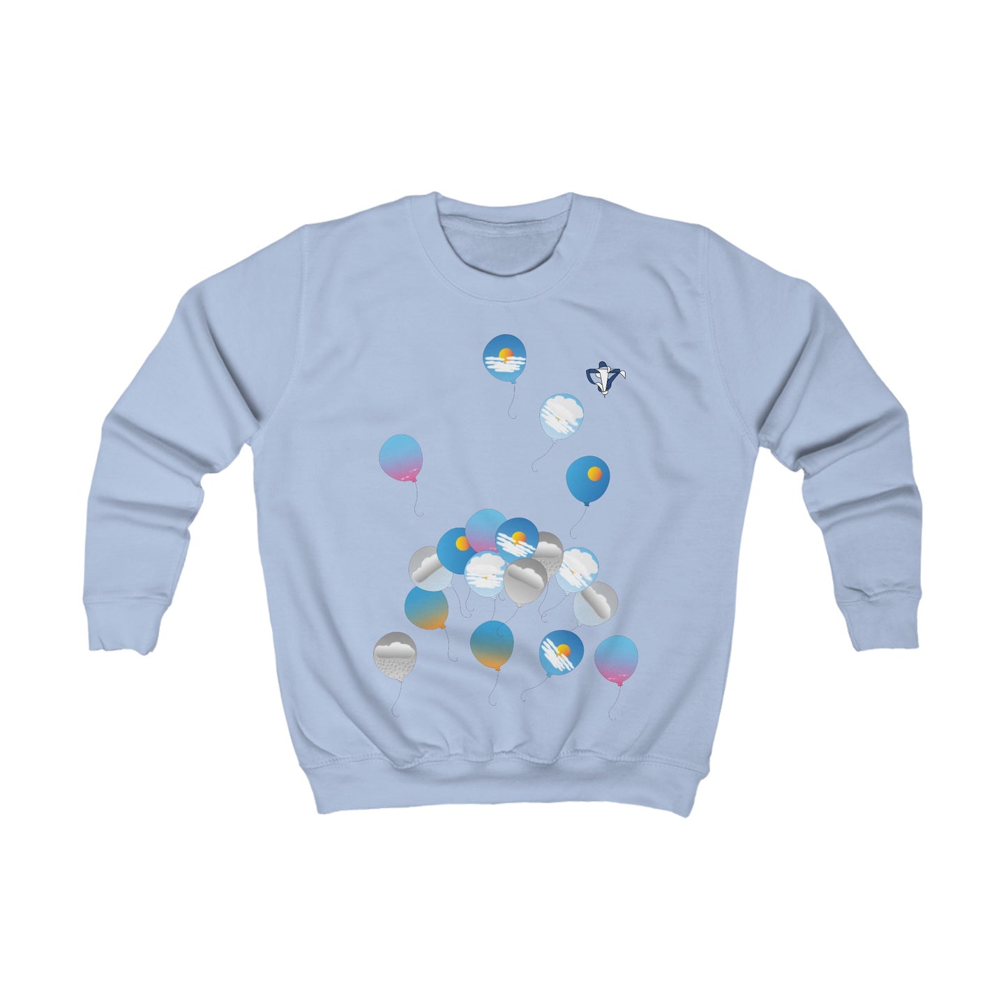 Sweatshirt enfant Ballons du ciel (à personnaliser)