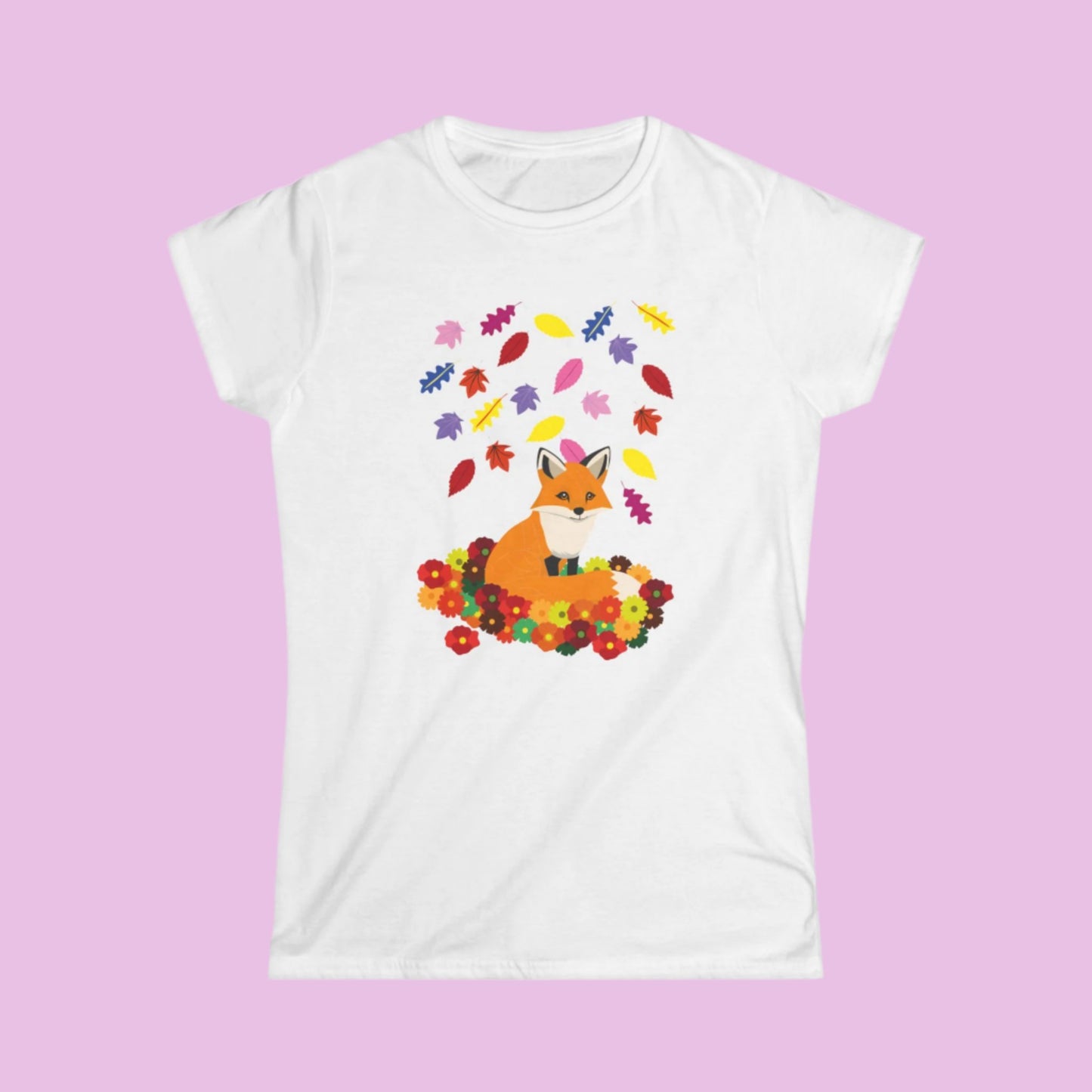 Tee-shirt femme renard