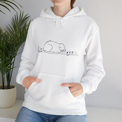 Sweatshirt à capuche adulte mixte Chat et portée