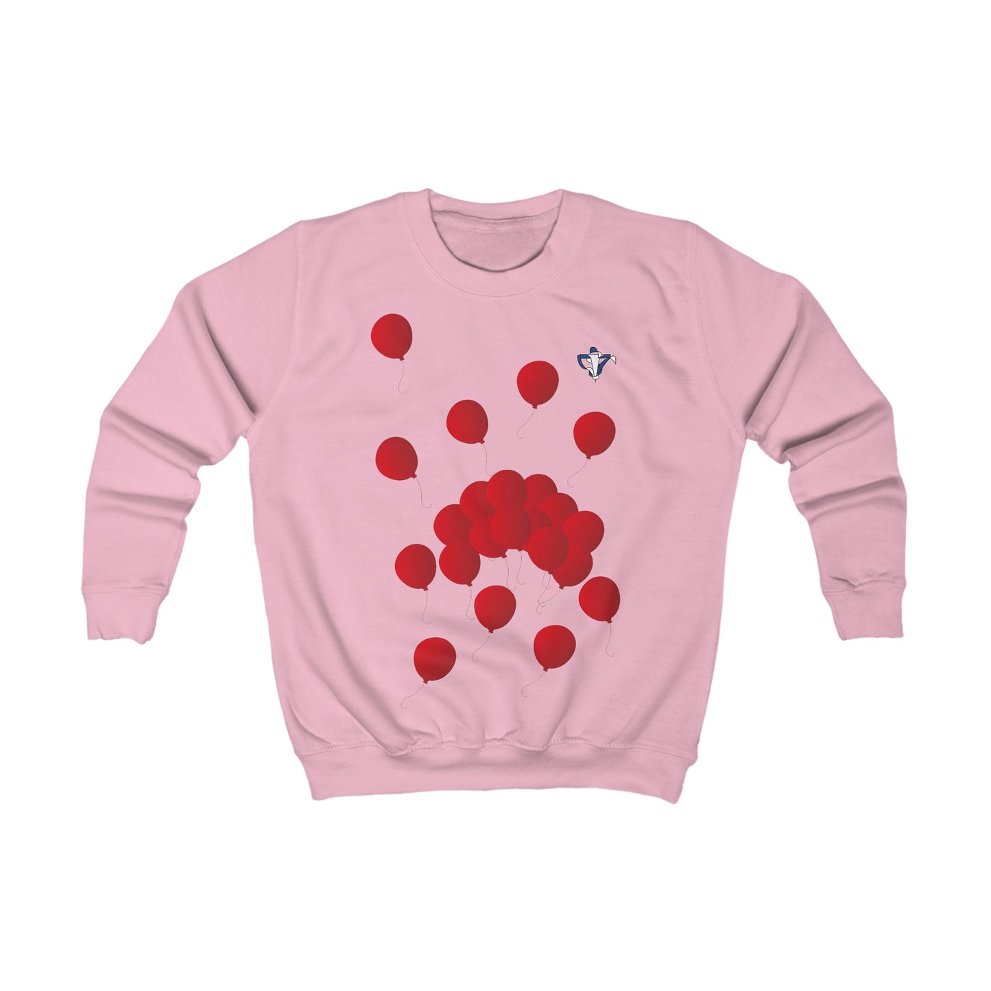 Sweatshirt enfant Ballons rouges (à personnaliser)