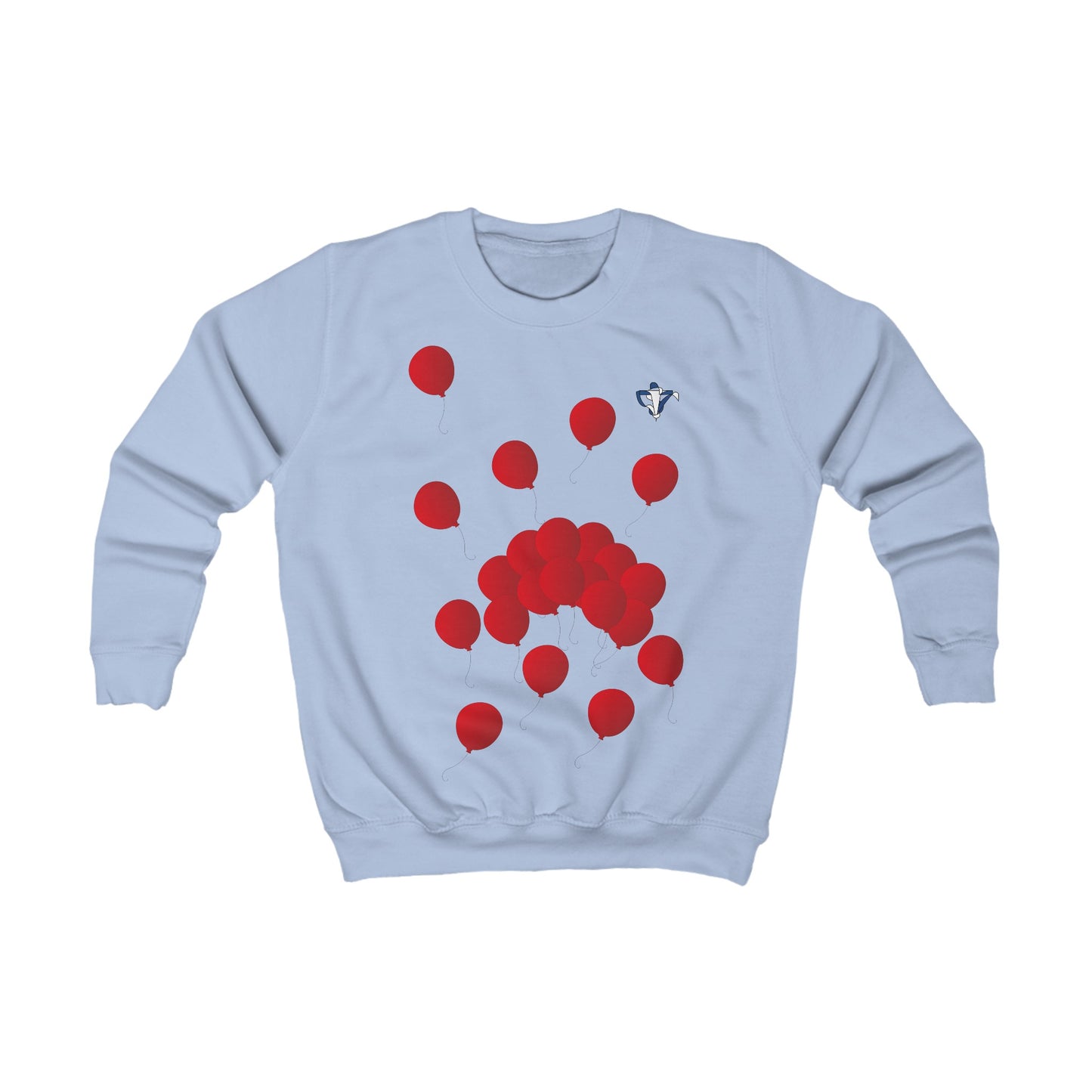 Sweatshirt enfant Ballons rouges (à personnaliser)