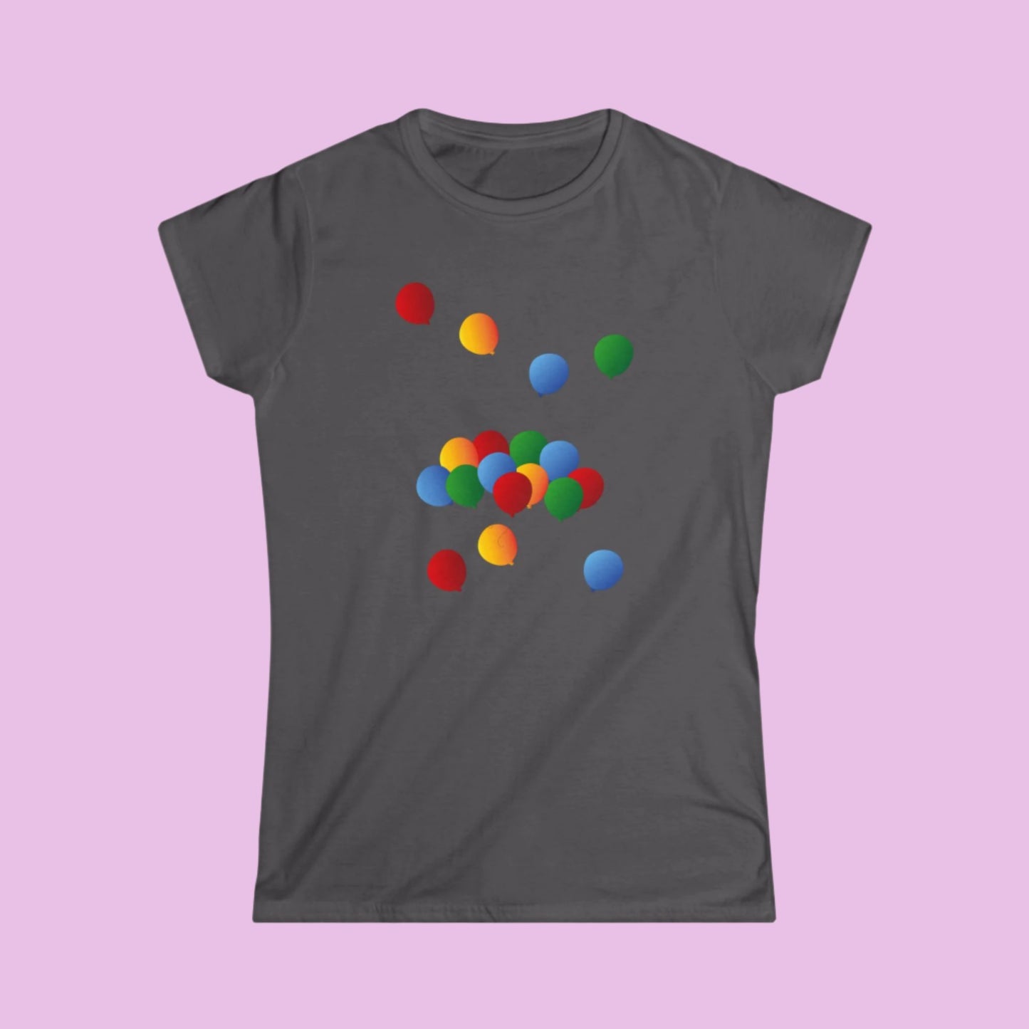 Tee-shirt femme Ballons de couleur