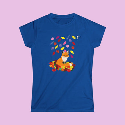 Tee-shirt femme renard (à personnaliser)