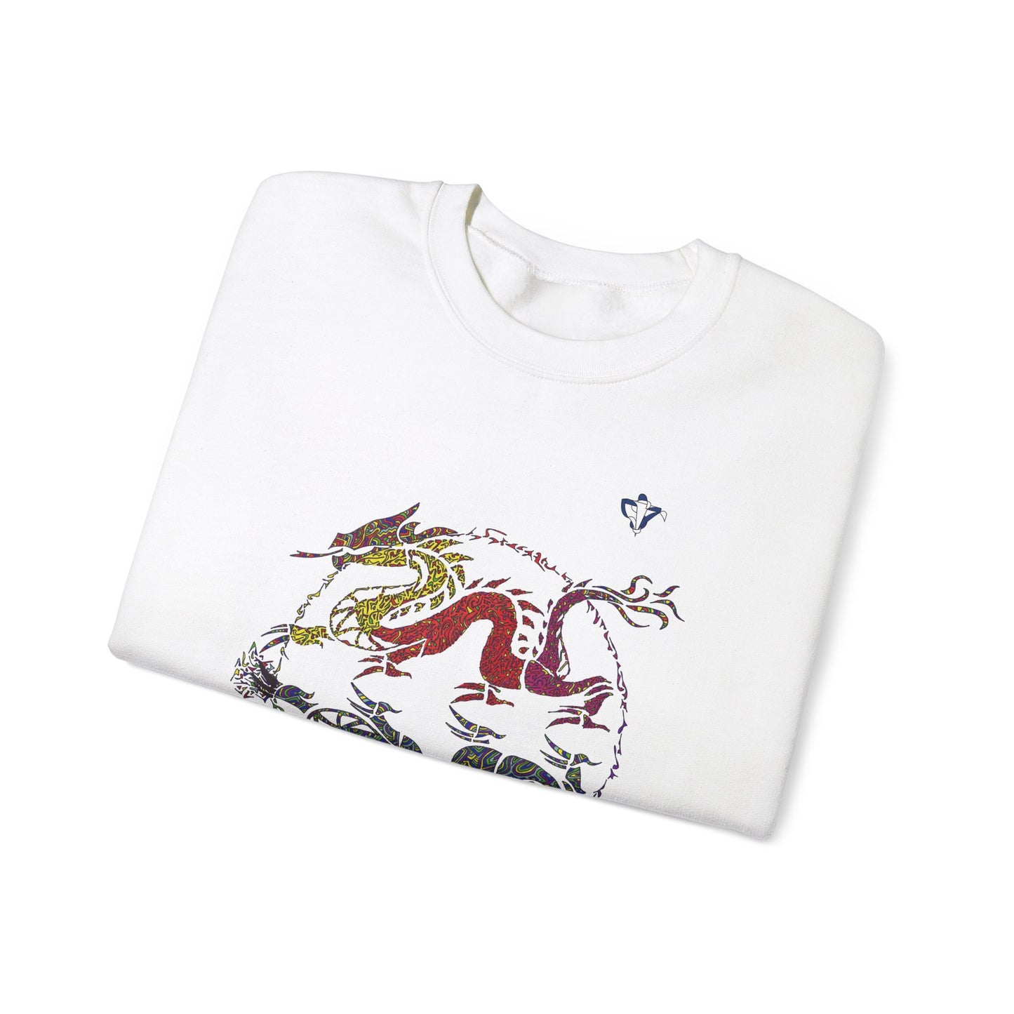 Sweatshirt adulte mixte Dragons miroir (à personnaliser)