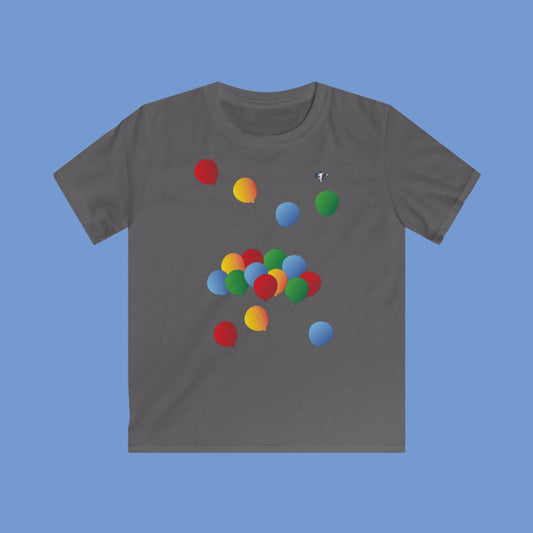 Tee-shirt enfant Ballons de couleur (à personnaliser)