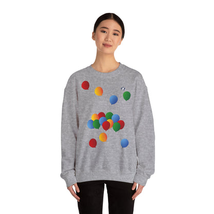 Sweatshirt adulte mixte Ballons de couleur (à personnaliser)