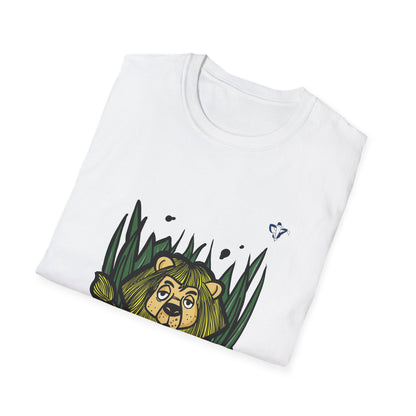 T-Shirt adulte mixte Lion safari (à personnaliser)