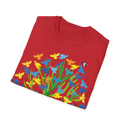 T-Shirt adulte mixte Arbre aux oiseaux (à personnaliser)