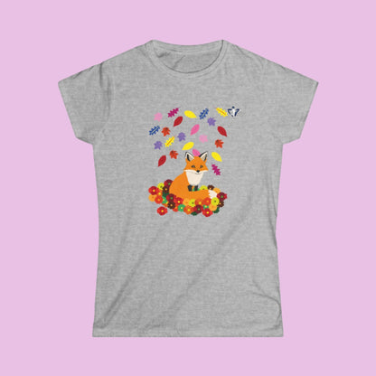 Tee-shirt femme renard (à personnaliser)