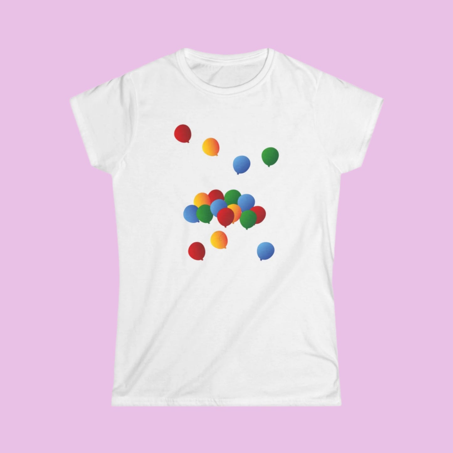 Tee-shirt femme Ballons de couleur