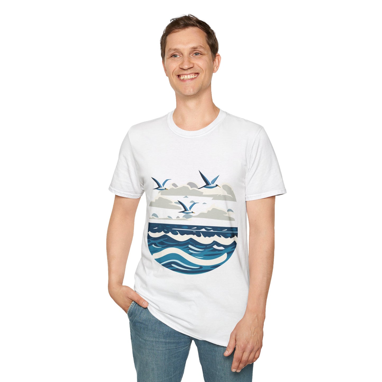 T-Shirt adulte mixte La mer