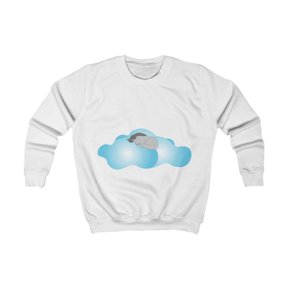 Sweatshirt enfant Chats et nuages