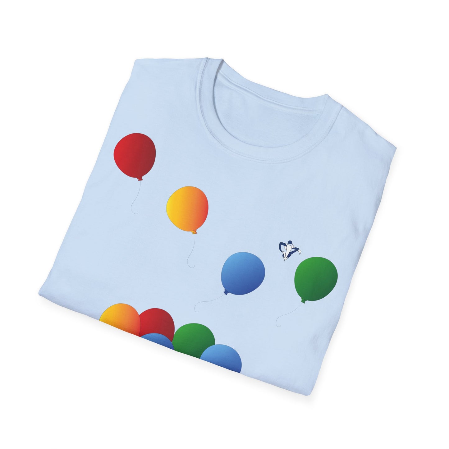 T-Shirt adulte mixte Ballons de couleur (à personnaliser)