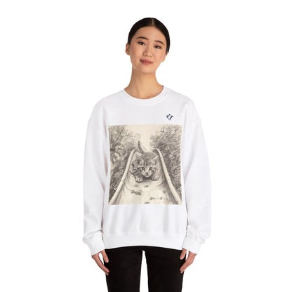 Sweatshirt adulte mixte Petit chat (à personnaliser)