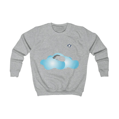 Sweatshirt enfant Chats et nuages