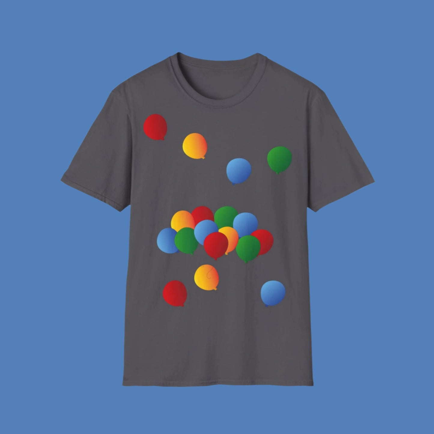 T-Shirt adulte mixte Ballons de couleur