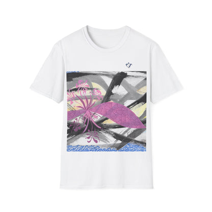 T-Shirt adulte mixte Fleurs roses 2 (à personnaliser)