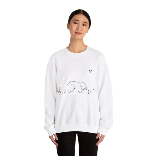 Sweatshirt adulte mixte Chat et portée (à personnaliser)