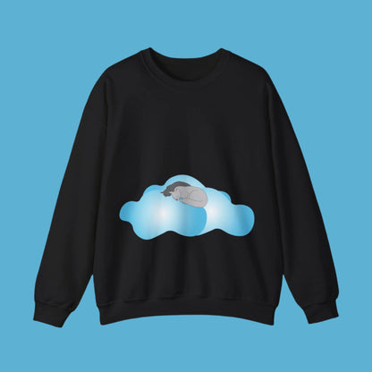 Sweatshirt adulte mixte Chats et nuages