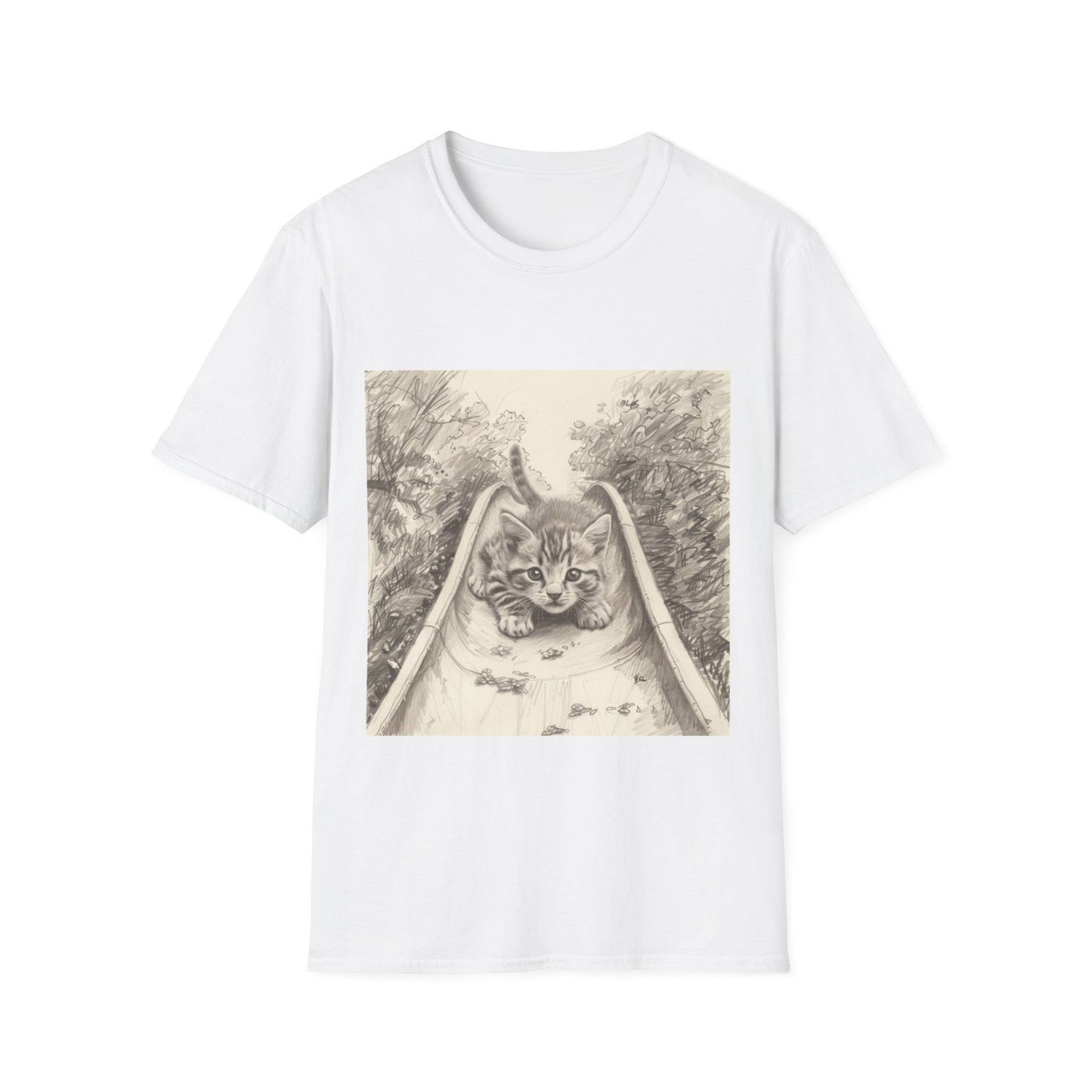 T-Shirt adulte mixte Petit chat