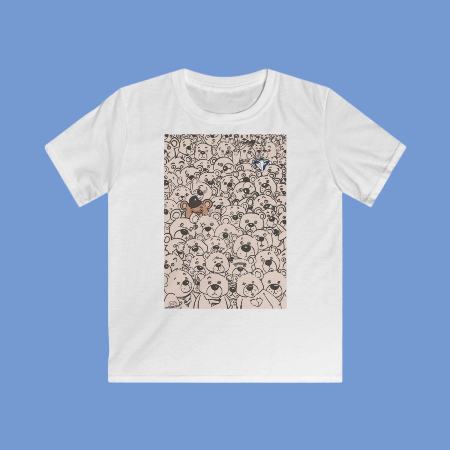 Tee-shirt enfant Les oursons beiges