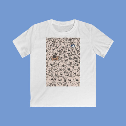 Tee-shirt enfant Les oursons beiges