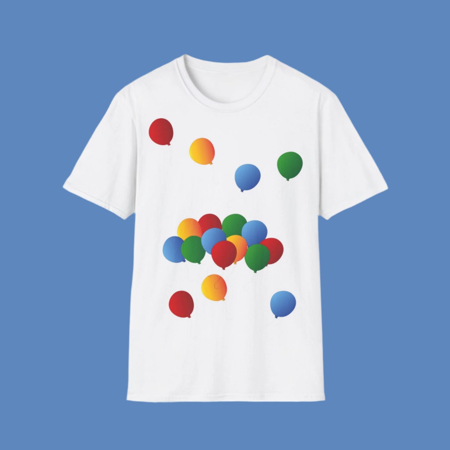 T-Shirt adulte mixte Ballons de couleur