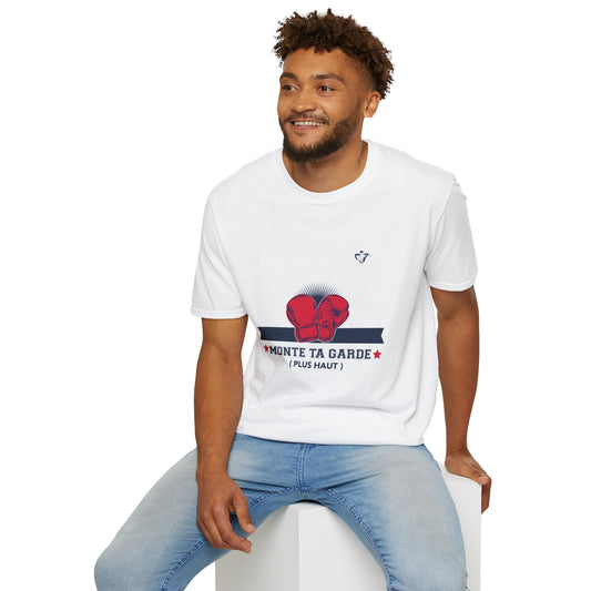 T-Shirt adulte mixte Boxe Personnalisation FACE et MANCHE