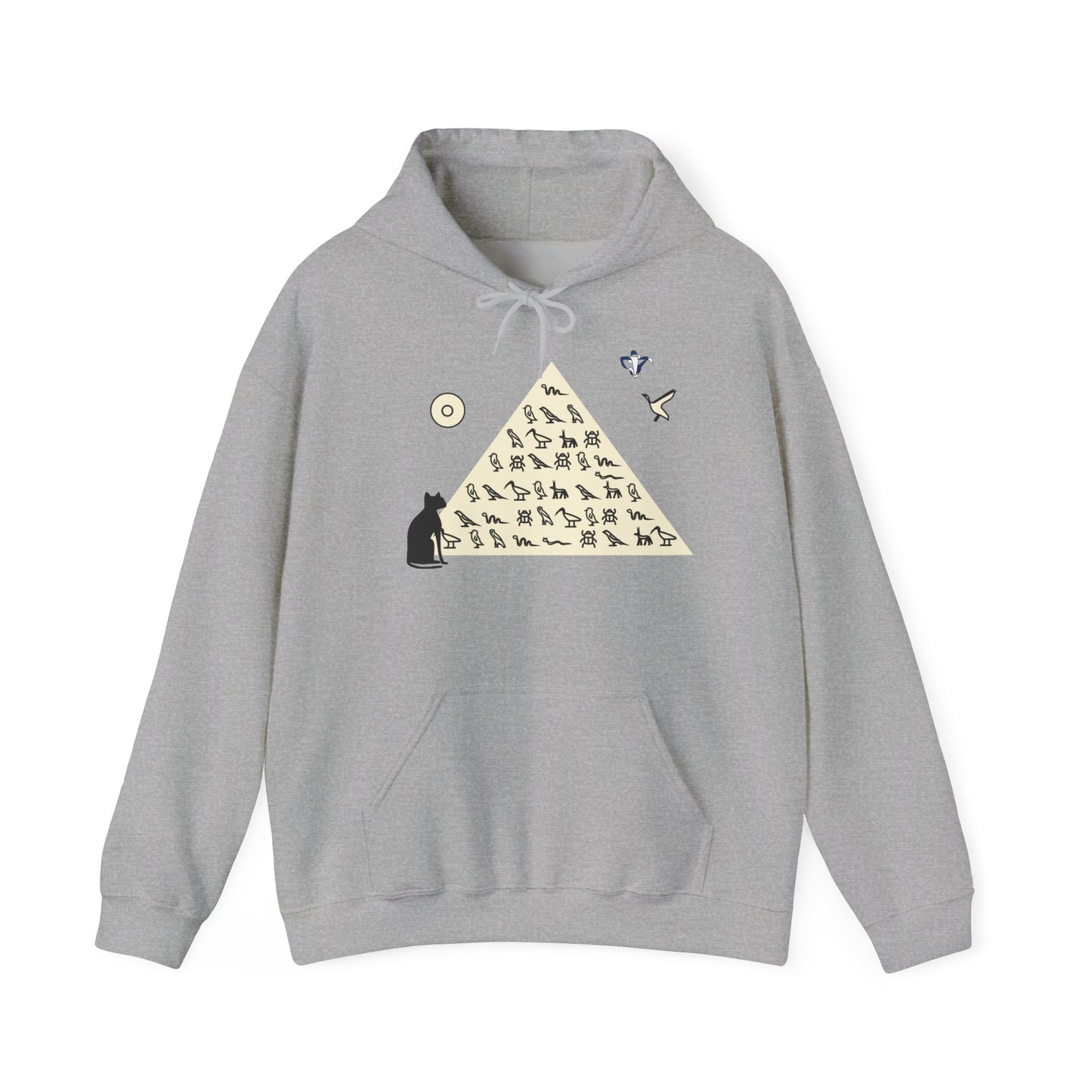 Sweatshirt à capuche adulte mixte Pyramide (à personnaliser)