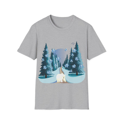 White Bear unisex adult T-Shirt (to personalize) 