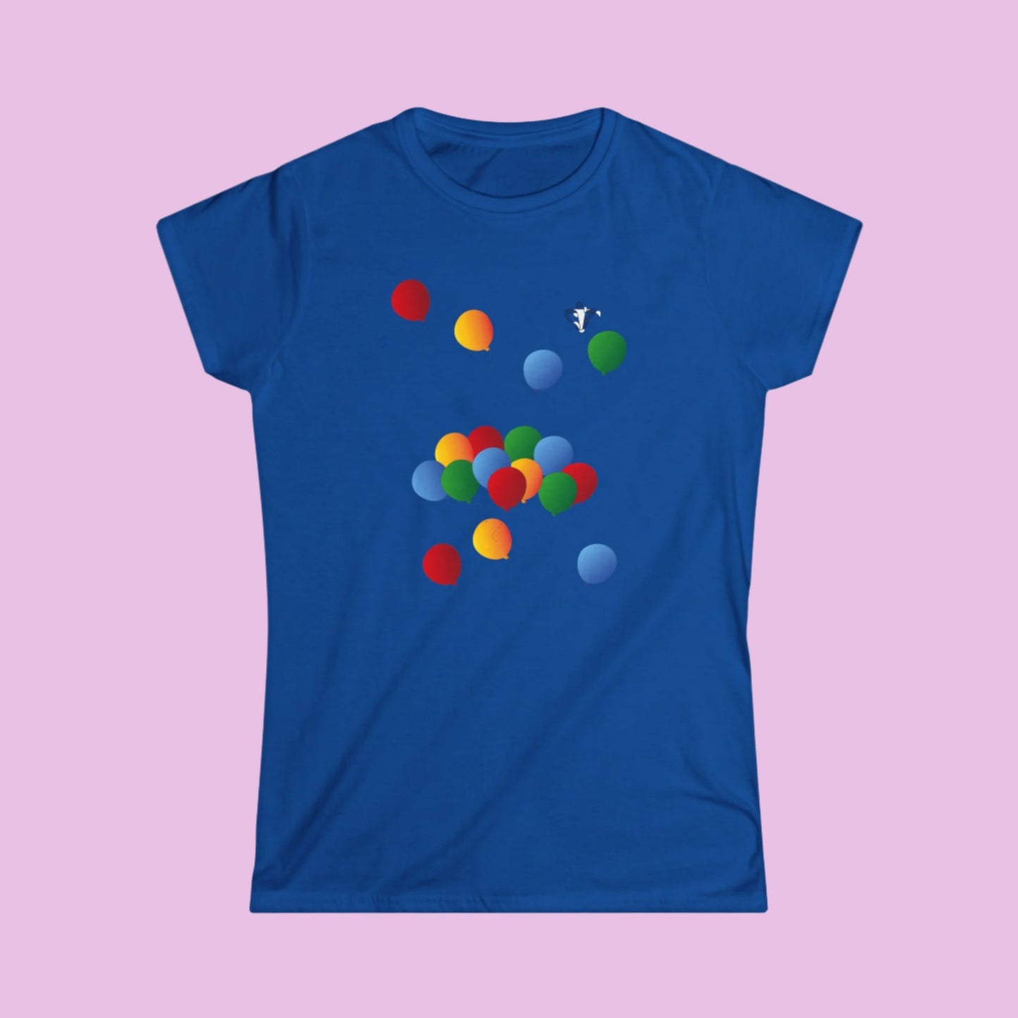 Tee-shirt femme Ballons de couleur (à personnaliser)